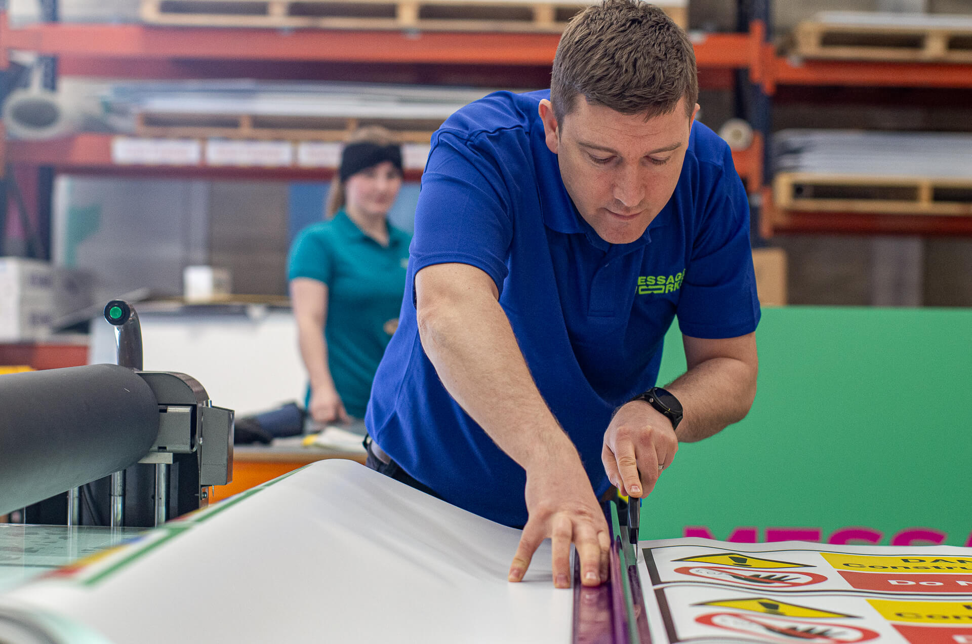 Safety Sign Manufacturing Process